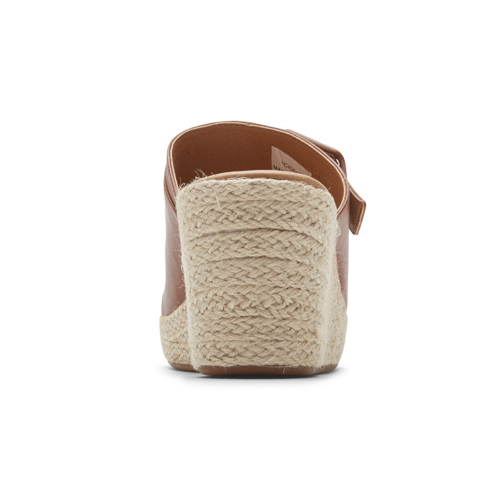 Chinelos Rockport Mulher Marrom - Lyla Buckle - 86950KQYG